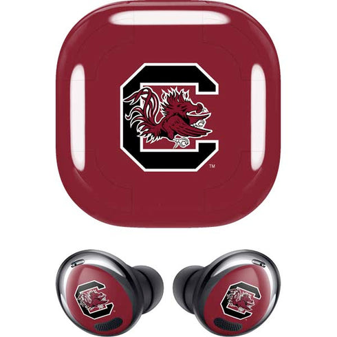 University of South Carolina Gamecocks Logo Red Galaxy Buds Pro Skin
