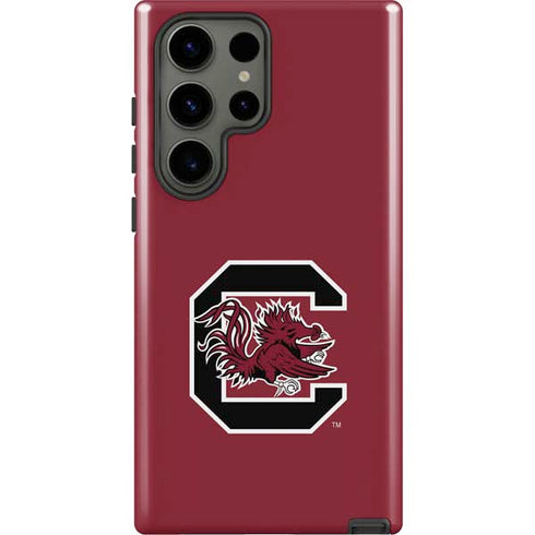 University of South Carolina Gamecocks Logo Red Galaxy S23 Ultra Pro Case