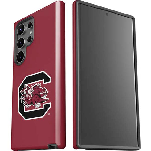University of South Carolina Gamecocks Logo Red Galaxy S23 Ultra Pro Case