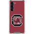 University of South Carolina Gamecocks Logo Red Galaxy S24 FE Clear Case