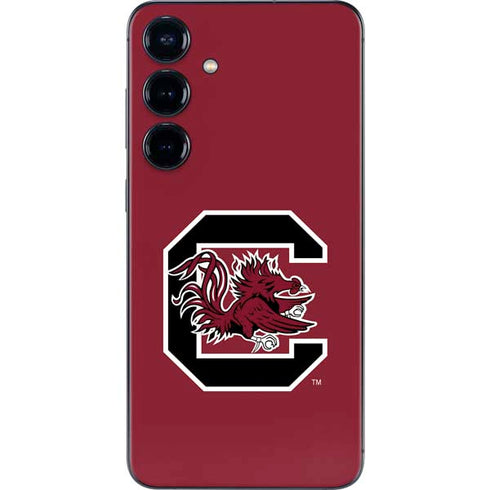 University of South Carolina Gamecocks Logo Red Galaxy S25 Skin
