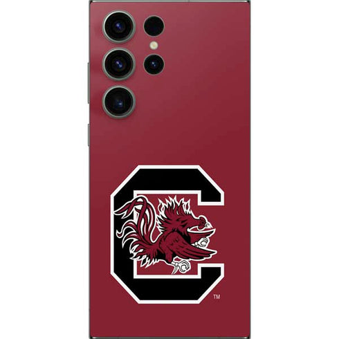 University of South Carolina Gamecocks Logo Red Galaxy S24 Ultra Skin