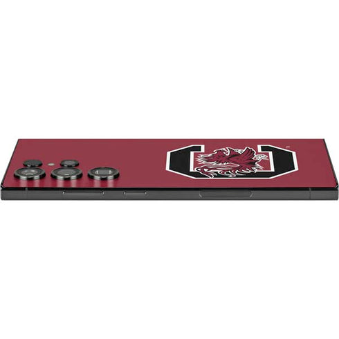 University of South Carolina Gamecocks Logo Red Galaxy S25 Ultra Skin