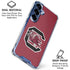 University of South Carolina Gamecocks Logo Red Galaxy S25 FE Clear Case