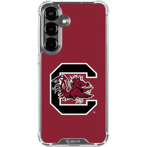 University of South Carolina Gamecocks Logo Red Galaxy S26 Clear Case