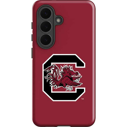 University of South Carolina Gamecocks Logo Red Galaxy S26 Plus Impact Case