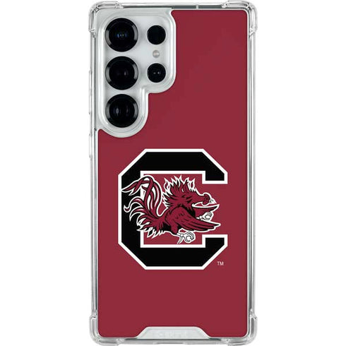 University of South Carolina Gamecocks Logo Red Galaxy S26 Ultra Clear Case