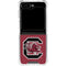 University of South Carolina Gamecocks Logo Red Galaxy Z Flip6 Clear Case