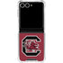 University of South Carolina Gamecocks Logo Red Galaxy Z Flip7 Clear Case