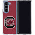 University of South Carolina Gamecocks Logo Red Galaxy Z Fold5 5G Clear Case