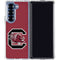 University of South Carolina Gamecocks Logo Red Galaxy Z Fold6 Clear Case