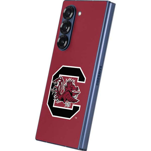 University of South Carolina Gamecocks Logo Red Galaxy Z Fold6 Skin