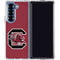 University of South Carolina Gamecocks Logo Red Galaxy Z Fold7 Clear Case