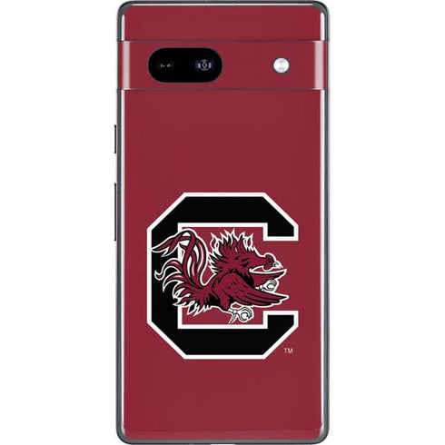 University of South Carolina Gamecocks Logo Red Google Pixel 7a Skin