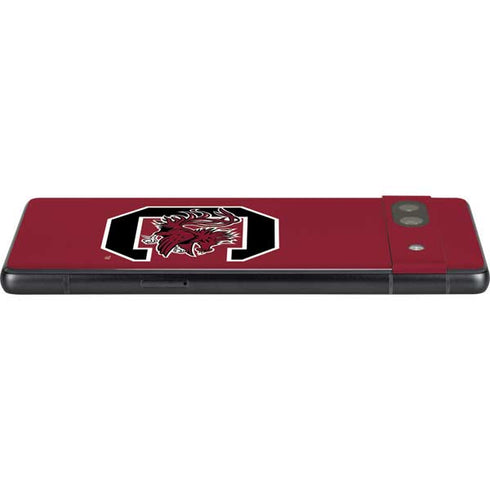 University of South Carolina Gamecocks Logo Red Google Pixel 7a Skin
