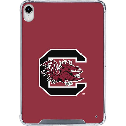 University of South Carolina Gamecocks Logo Red iPad 11th Gen (2025) Clear Case