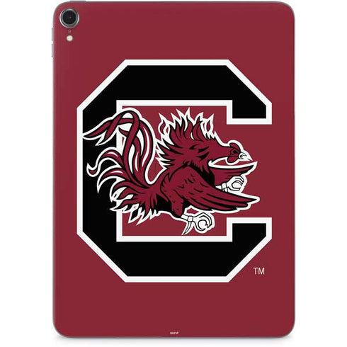 University of South Carolina Gamecocks Logo Red Apple iPad Pro Skin