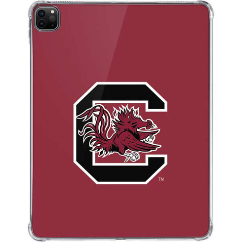 University of South Carolina Gamecocks Logo Red iPad Pro 11in (2024) Clear Case