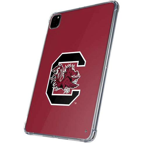 University of South Carolina Gamecocks Logo Red iPad Pro 11in (2024) Clear Case