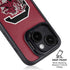 University of South Carolina Gamecocks Logo Red iPhone 14 Plus Kickstand Case
