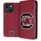 University of South Carolina Gamecocks Logo Red iPhone 15 Folio Case