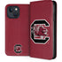 University of South Carolina Gamecocks Logo Red iPhone 15 Plus Folio Case