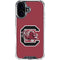 University of South Carolina Gamecocks Logo Red iPhone 16 Plus Clear Case