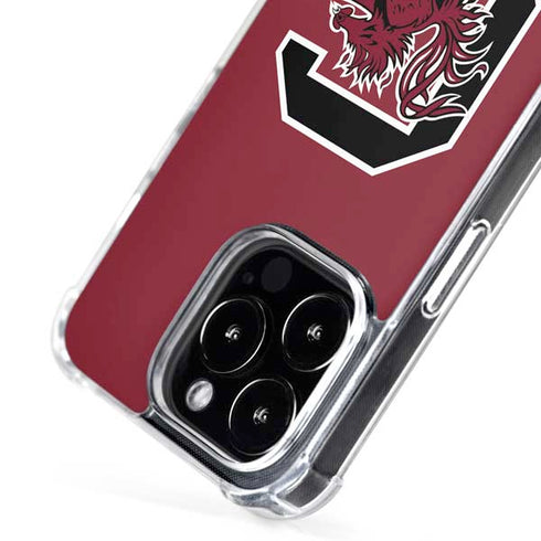 University of South Carolina Gamecocks Logo Red iPhone 16 Pro Max MagSafe Case