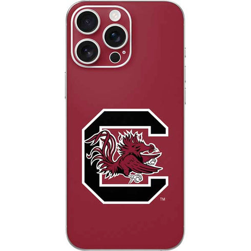 University of South Carolina Gamecocks Logo Red iPhone 16 Pro Max Skin