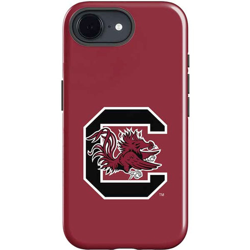 University of South Carolina Gamecocks Logo Red iPhone 16e Impact Case