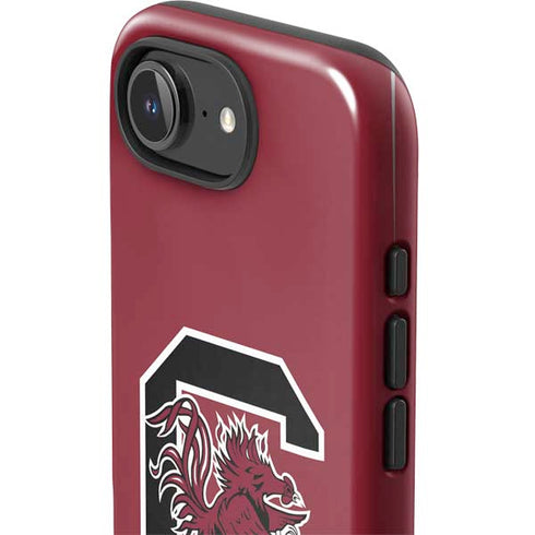 University of South Carolina Gamecocks Logo Red iPhone 16e Impact Case
