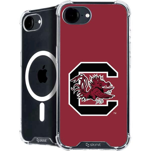 University of South Carolina Gamecocks Logo Red iPhone 16e MagSafe Case