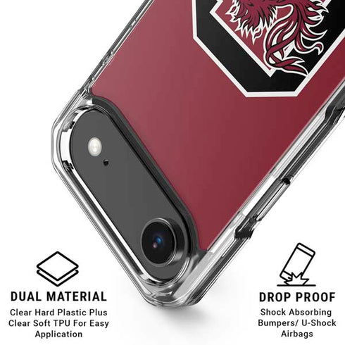 University of South Carolina Gamecocks Logo Red iPhone 17 Air Clear Case