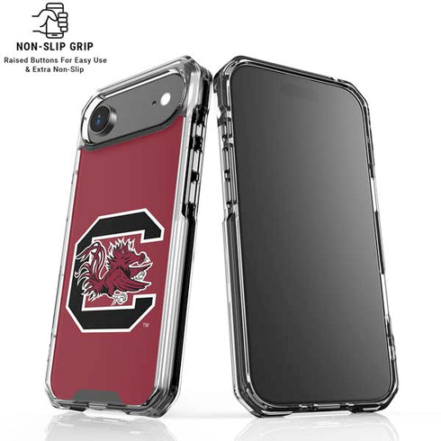 University of South Carolina Gamecocks Logo Red iPhone 17 Air Clear Case