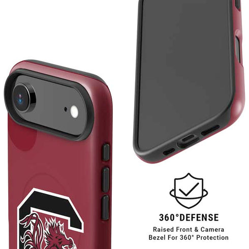 University of South Carolina Gamecocks Logo Red iPhone 17 Air Magsafe Impact Case