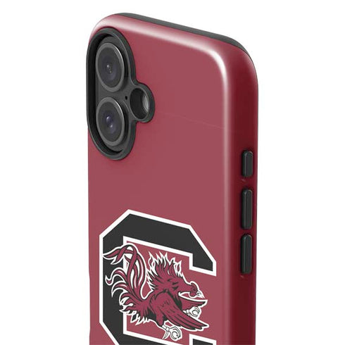 University of South Carolina Gamecocks Logo Red iPhone 17 Impact Case