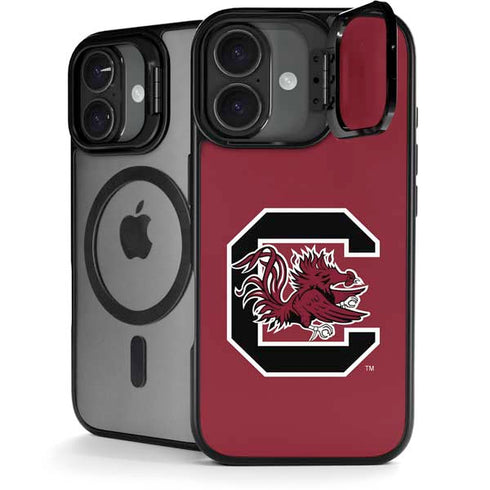 University of South Carolina Gamecocks Logo Red iPhone 17 Kickstand Case