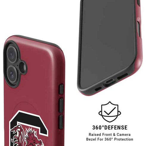 University of South Carolina Gamecocks Logo Red iPhone 17 Magsafe Impact Case