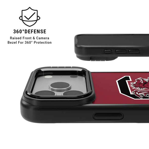 University of South Carolina Gamecocks Logo Red iPhone 17 Pro Kickstand Case