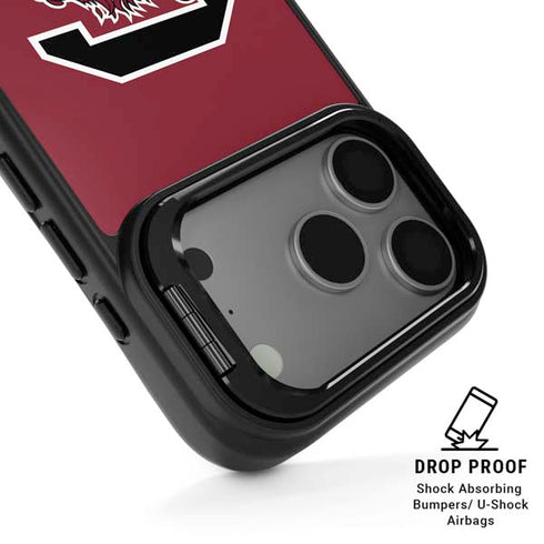 University of South Carolina Gamecocks Logo Red iPhone 17 Pro Kickstand Case
