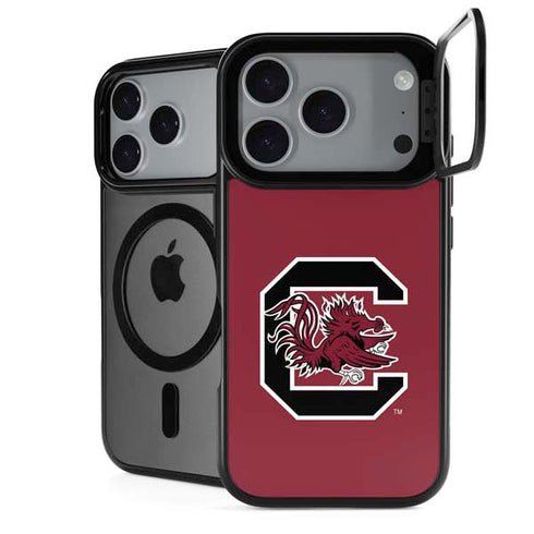 University of South Carolina Gamecocks Logo Red iPhone 17 Pro Max Kickstand Case