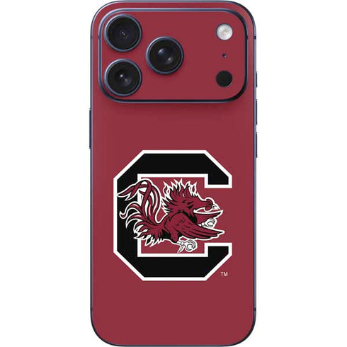 University of South Carolina Gamecocks Logo Red iPhone 17 Pro Max Skin