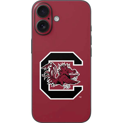 University of South Carolina Gamecocks Logo Red iPhone 17 Skin