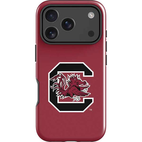 University of South Carolina Gamecocks Logo Red iPhone 18 Pro Impact Case