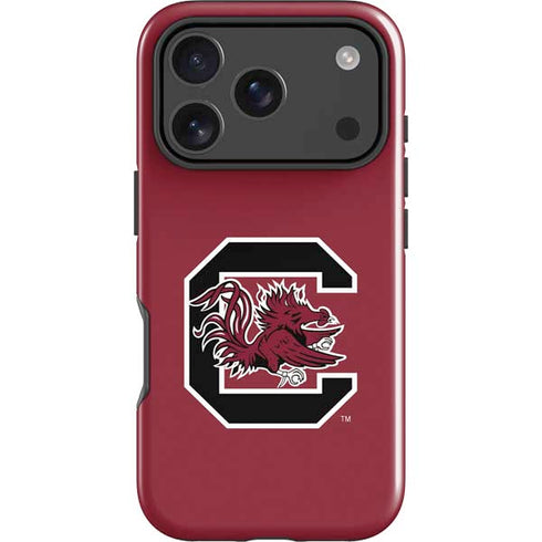 University of South Carolina Gamecocks Logo Red iPhone 18 Pro Max Impact Case