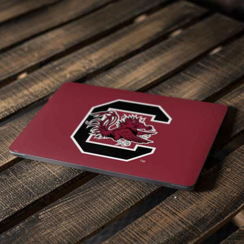 University of South Carolina Gamecocks Logo Red Apple MacBook Air Skin