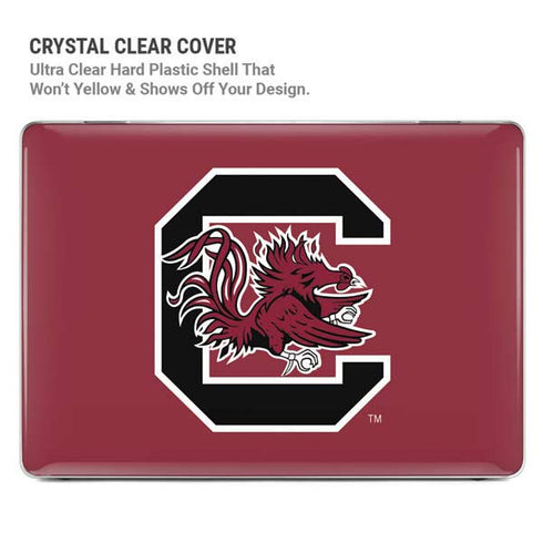 University of South Carolina Gamecocks Logo Red MacBook Pro 14in (2021-24) Case plus Skin