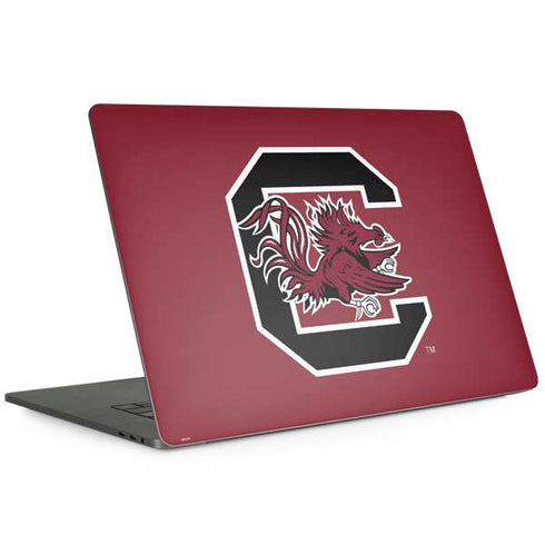 University of South Carolina Gamecocks Logo Red MacBook Skins