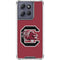 University of South Carolina Gamecocks Logo Red Moto G 5G (2025) Clear Case