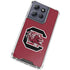University of South Carolina Gamecocks Logo Red Moto G 5G (2025) Clear Case